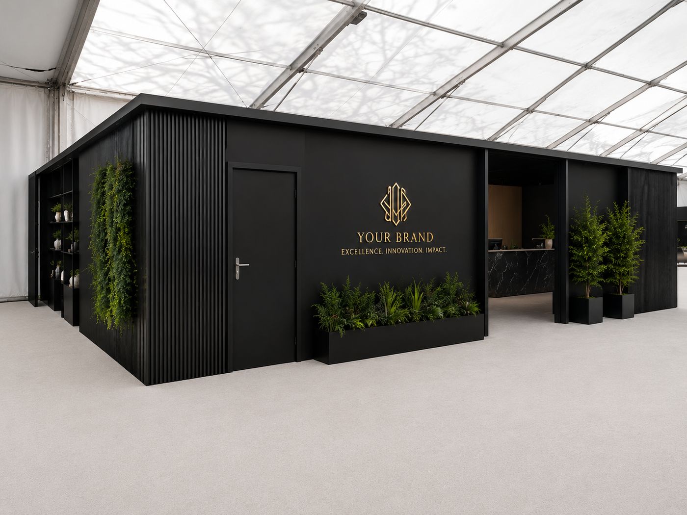 Stand à cloisons bois